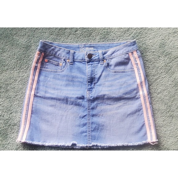 NoBo Mid Rise Denim Skirt Size 13 - Picture 1 of 3